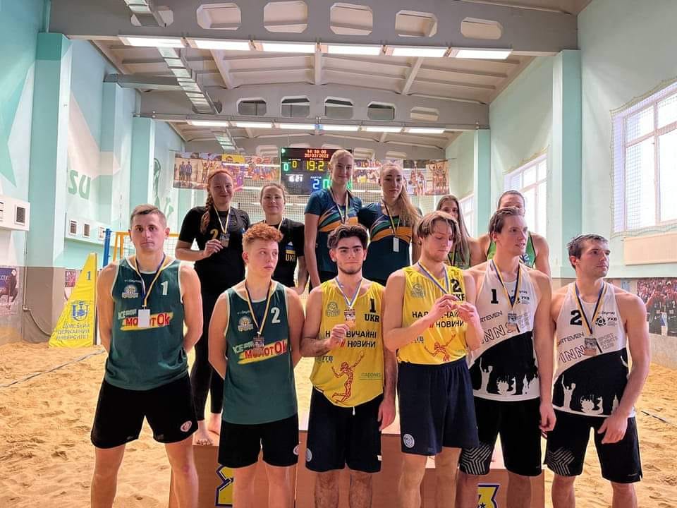 Сумчани з медалями туру чемпіонату України з пляжного волейболу